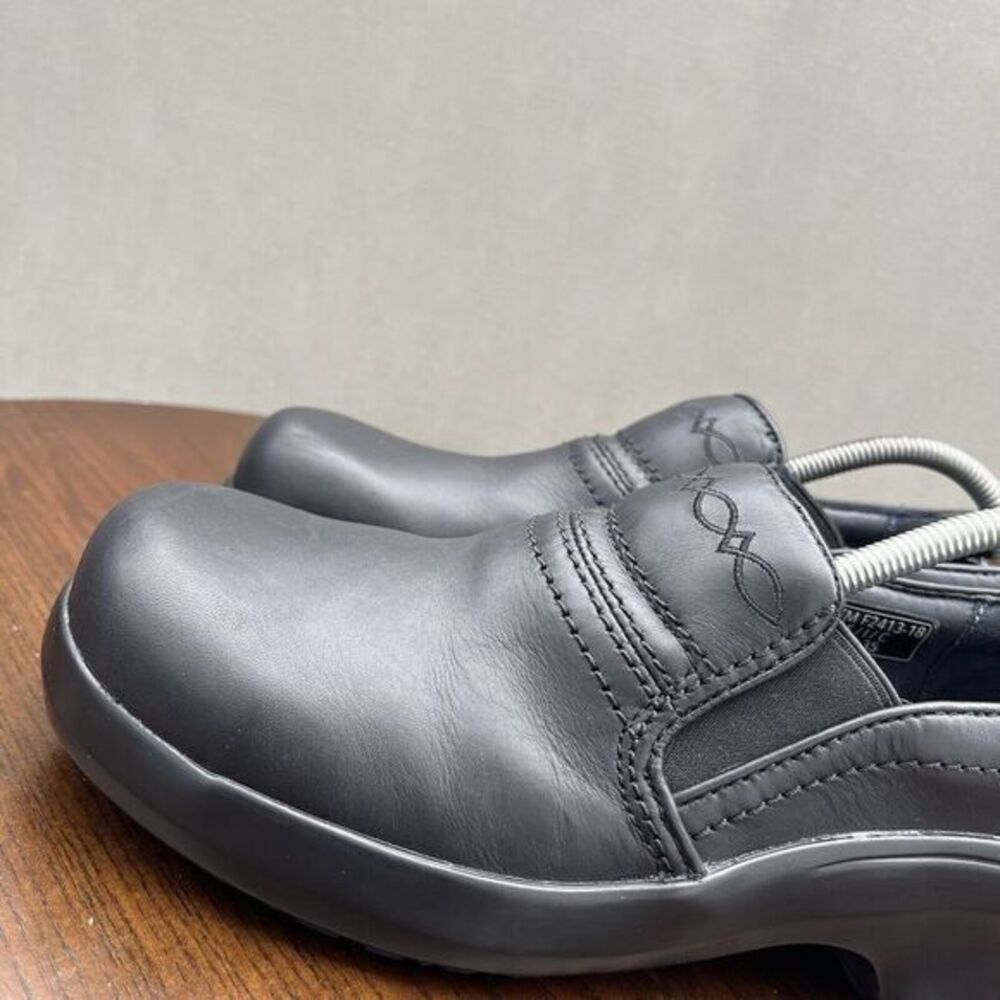 Ariat Clog Shoes Women's 10B Black Leather Expert Safety Composite Toe 10011976 - Picture 14 of 16